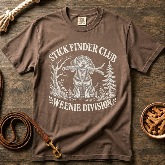 Stick Finder Club Shorthaired Dachshund T-Shirt