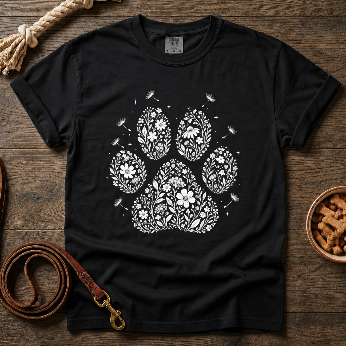 Paws in Full Bloom T-Shirt