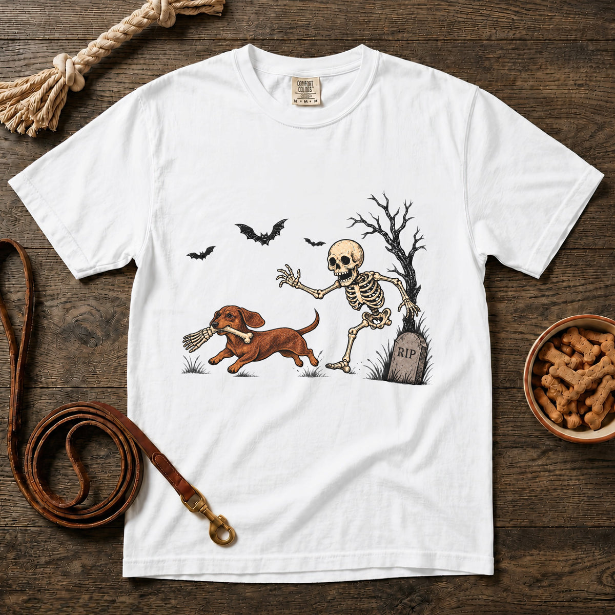 Doxie on a Bone Run T-Shirt