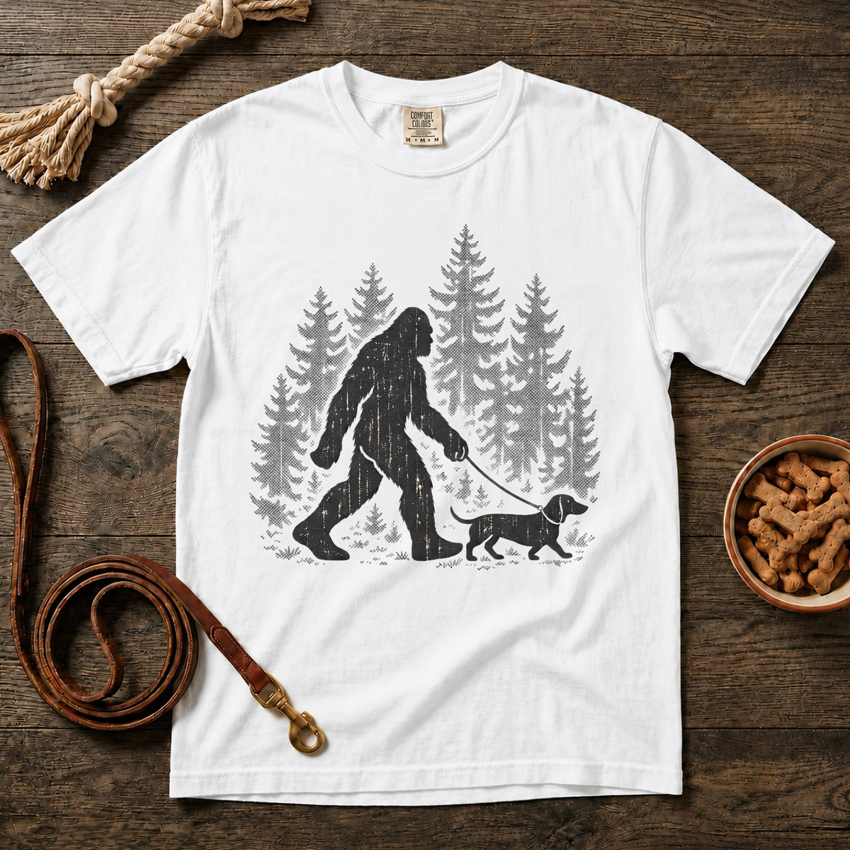 Big Feet, Little Paws T-Shirt