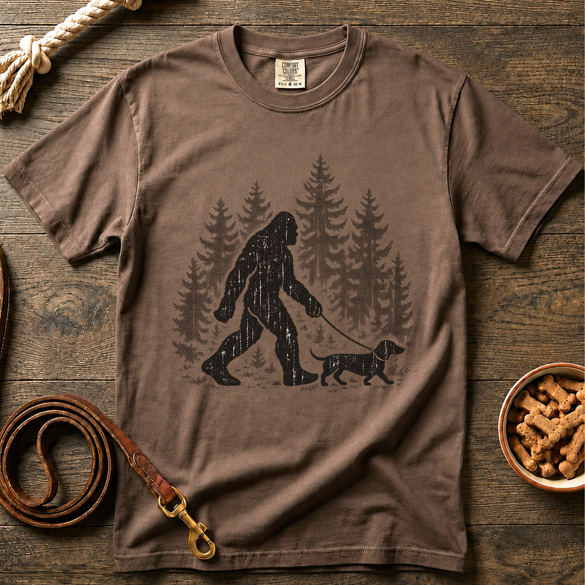 Big Feet, Little Paws T-Shirt