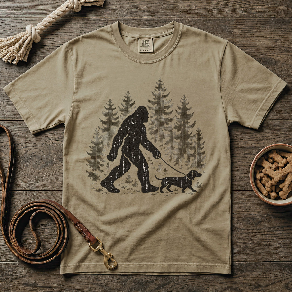Big Feet, Little Paws T-Shirt