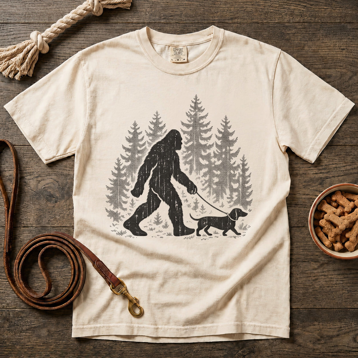 Big Feet, Little Paws T-Shirt