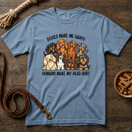 Doxies Make Me Happy T-Shirt