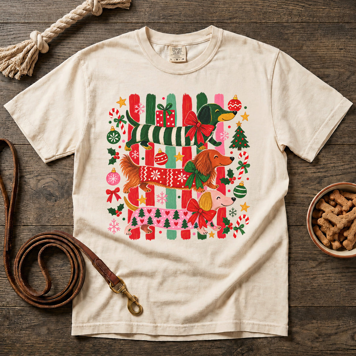 Little Doxies, All Wrapped in Cheer T-Shirt